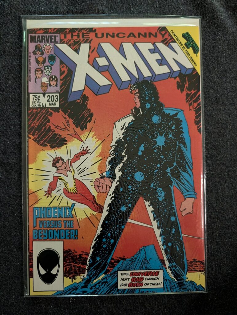 The Uncanny X-Men #203 front cover