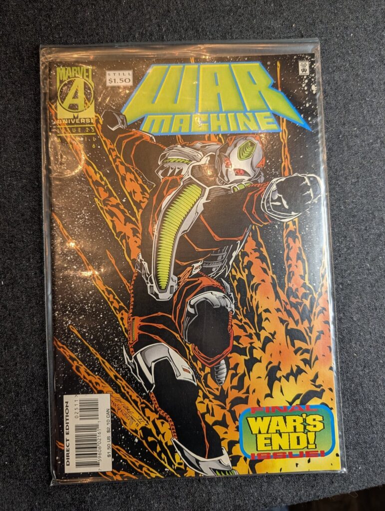 War Machine #25 front cover