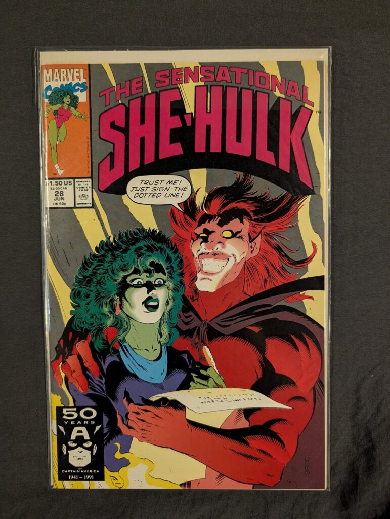 The Sensational She-Hulk #28 front cover