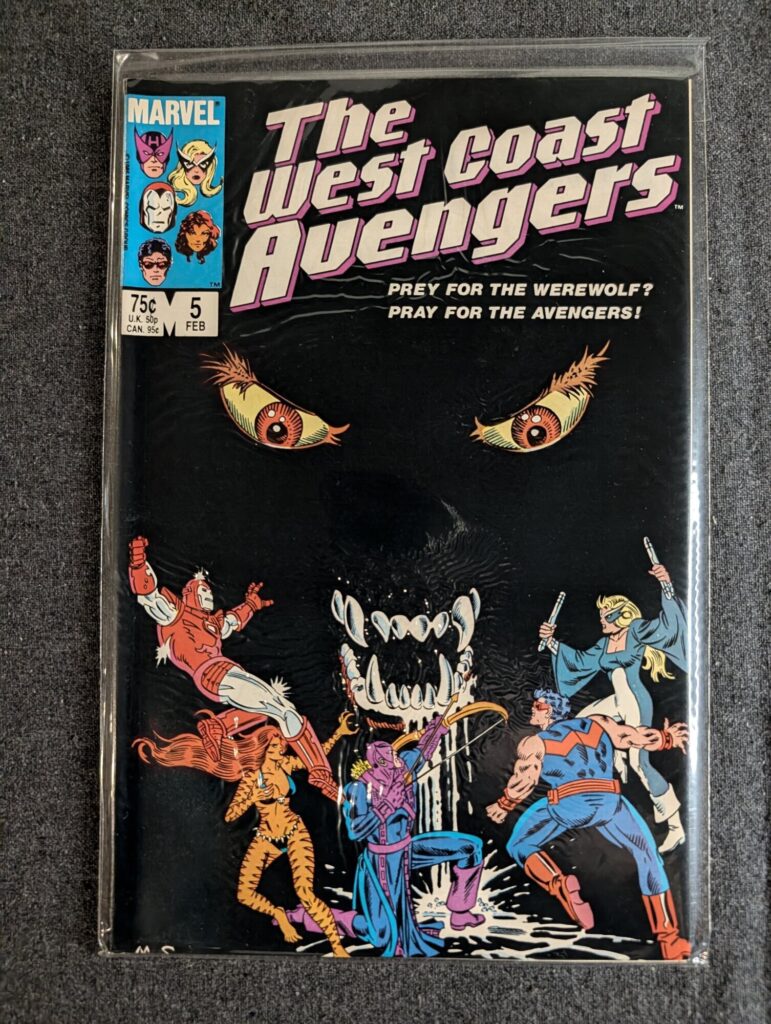 The West Coast Avengers #5 front cover