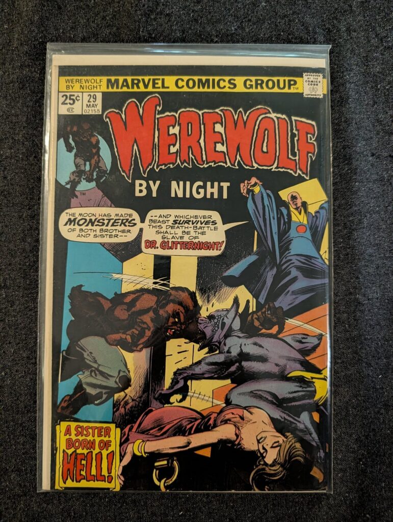 Werewolf by Night #29 front cover