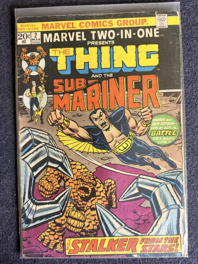 Marvel Two-In-One #2 front cover