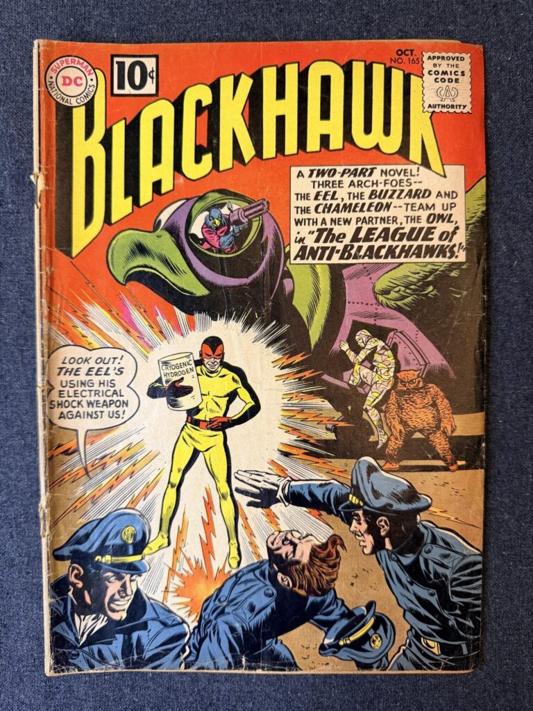 Blackhawk #165 front cover