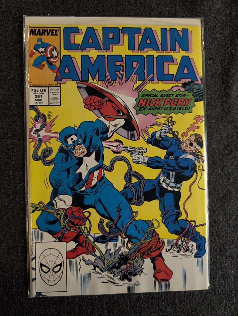 Captain America #351 front cover