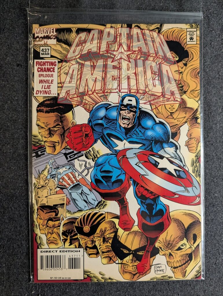 Captain America #437 front cover