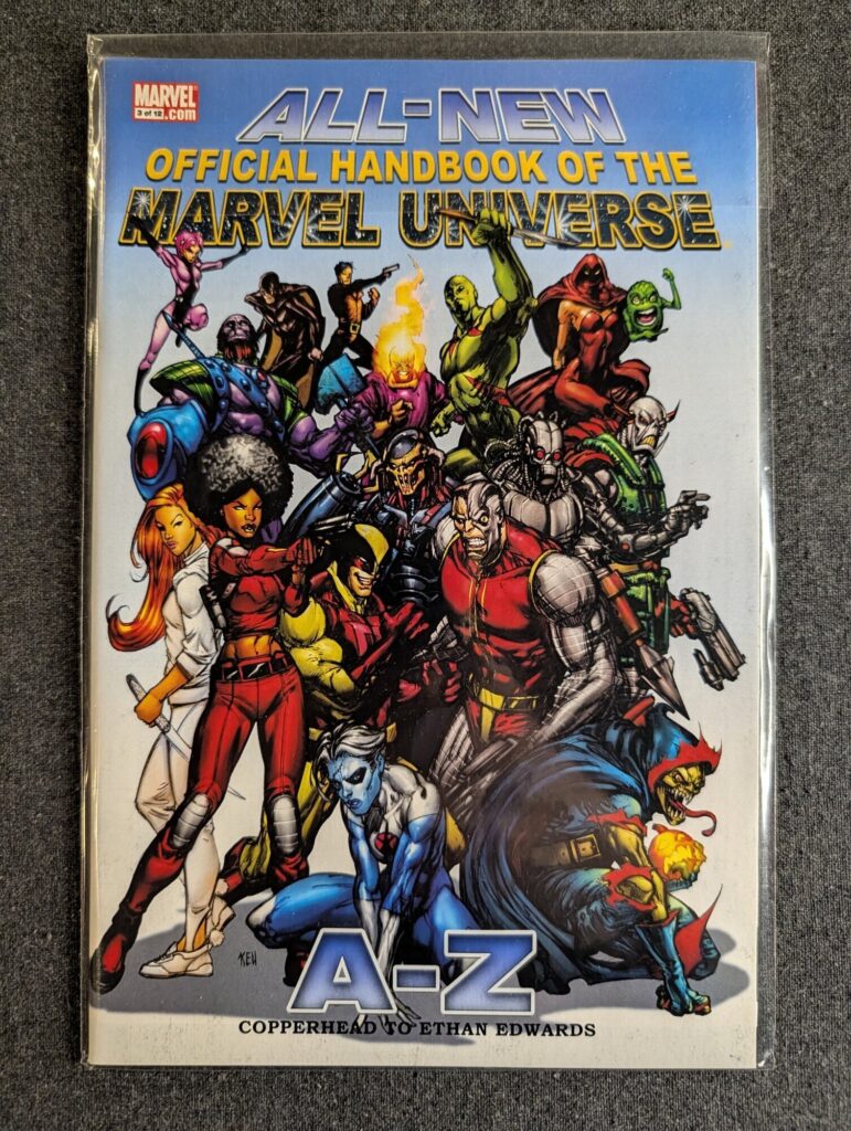 All-New Official Handbook of the Marvel Universe A to Z #3 front cover