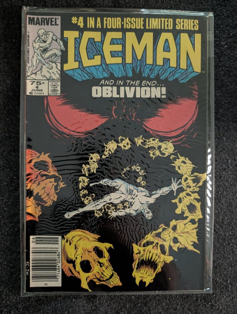 Iceman #4 front cover