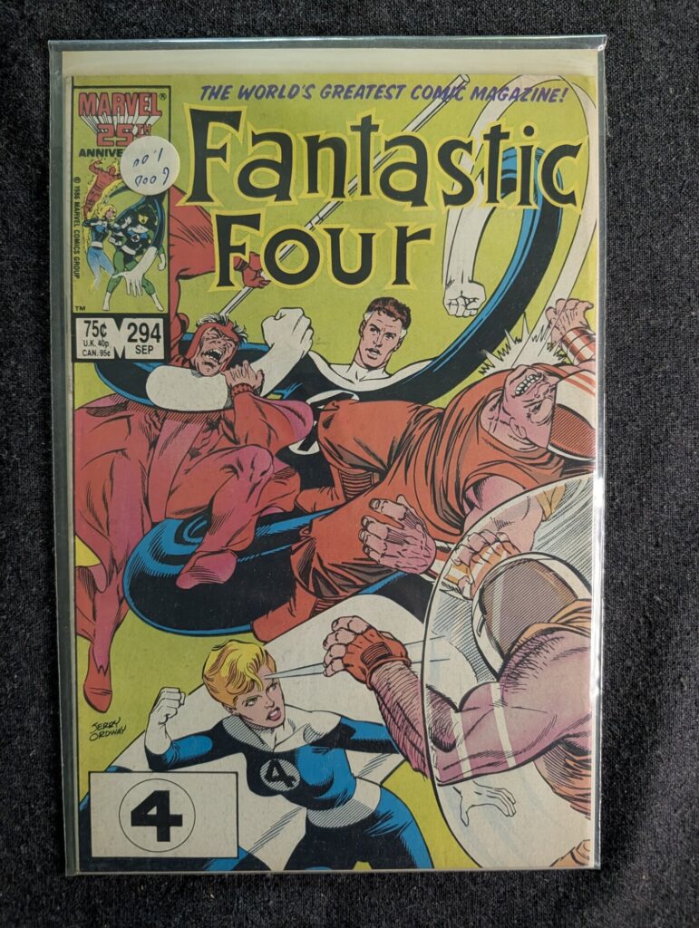 Fantastic Four #294 front cover