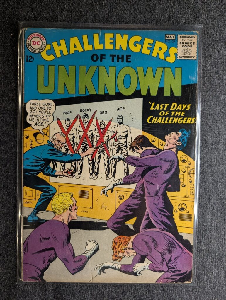 Challengers of the Unknown #37 front cover