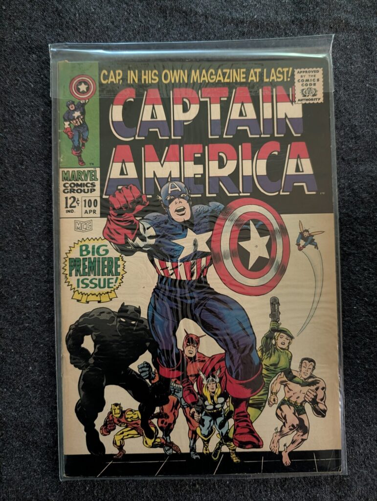 Captain America #100 front cover