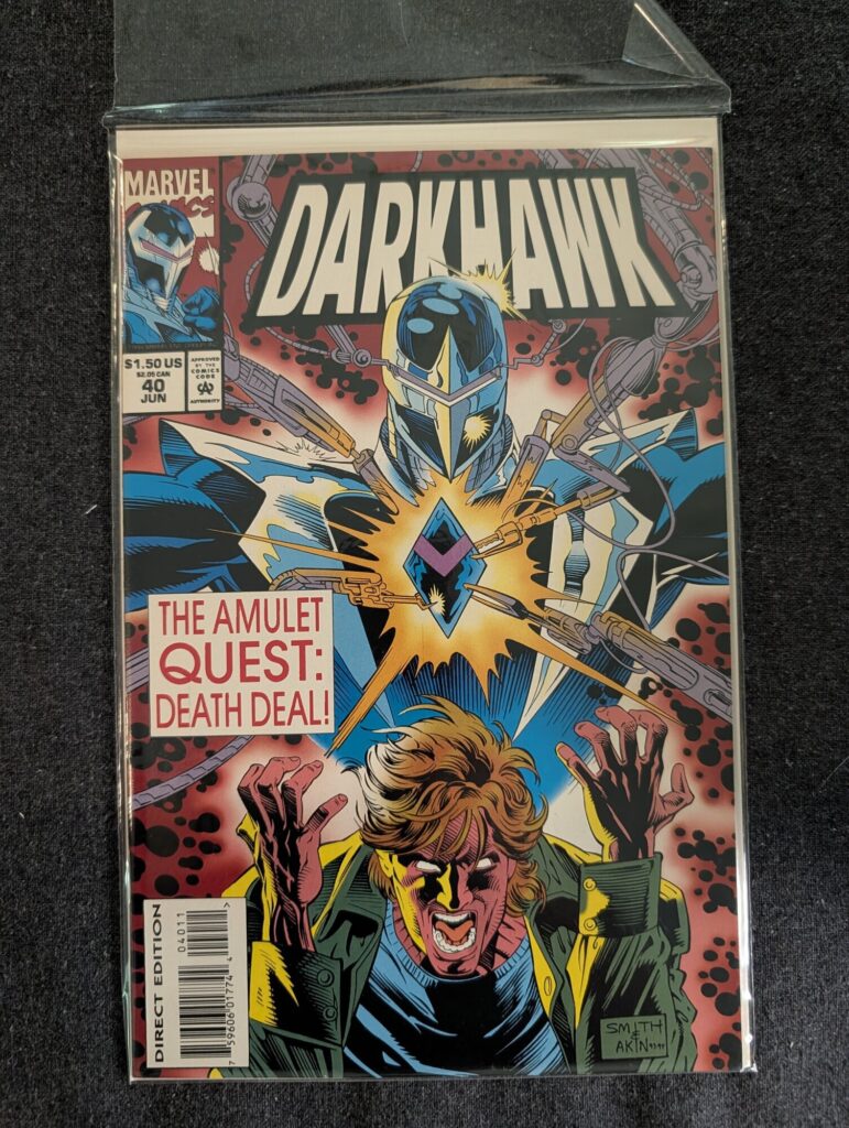 Darkhawk #40 front cover