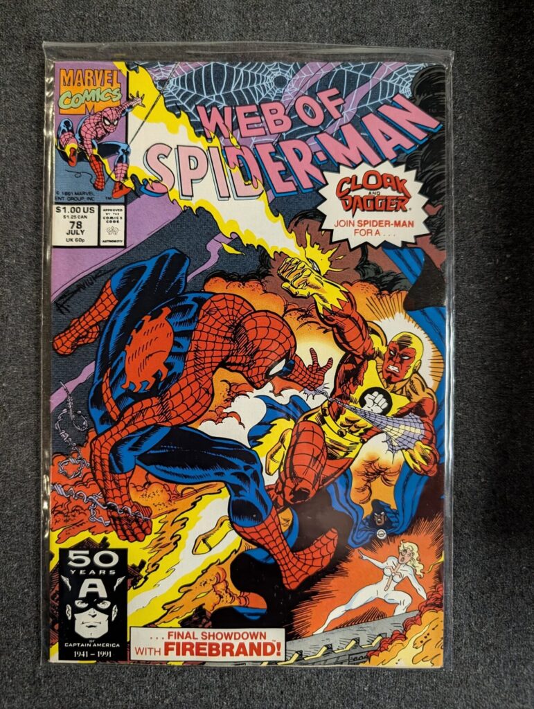 Web of Spider-Man #78 front cover