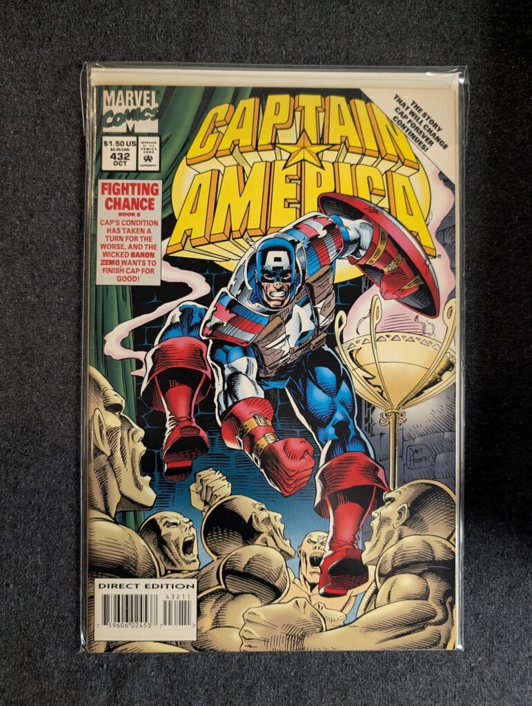 Captain America #432 front cover