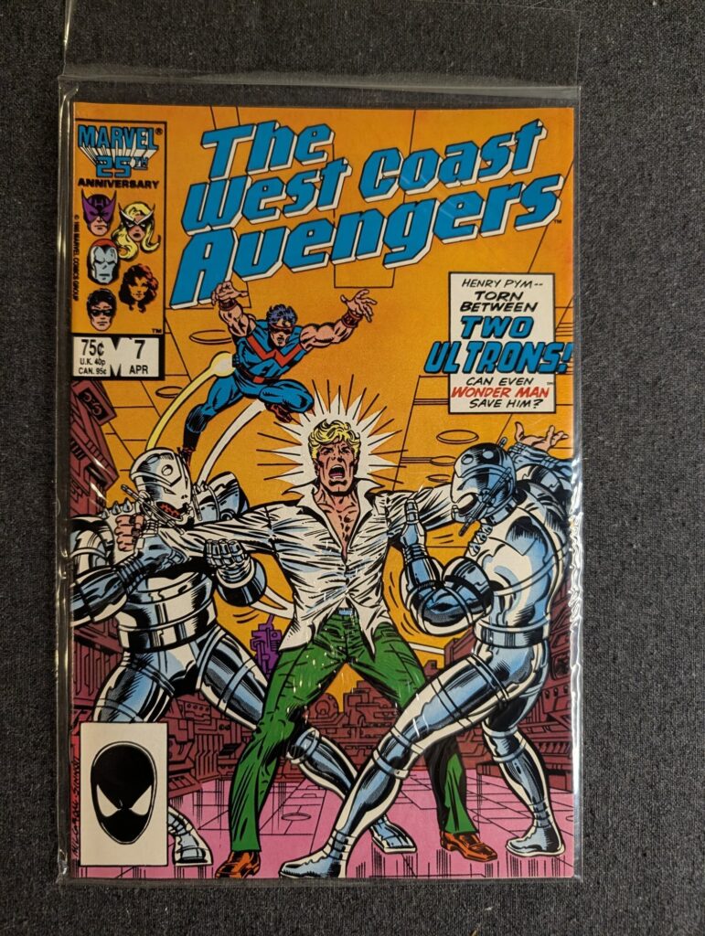 The West Coast Avengers #7 front cover