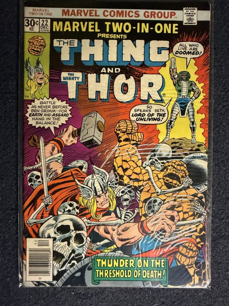 Marvel Two-In-One #22 front cover