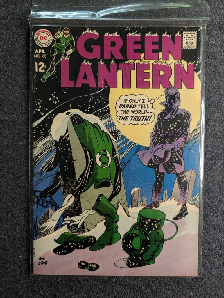 Green Lantern #68 front cover
