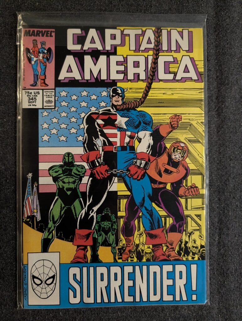 Captain America #345 front cover
