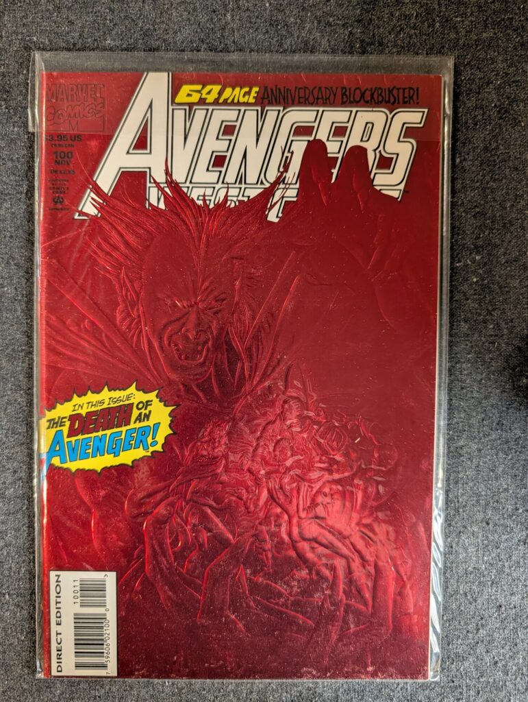 Avengers #100 front cover