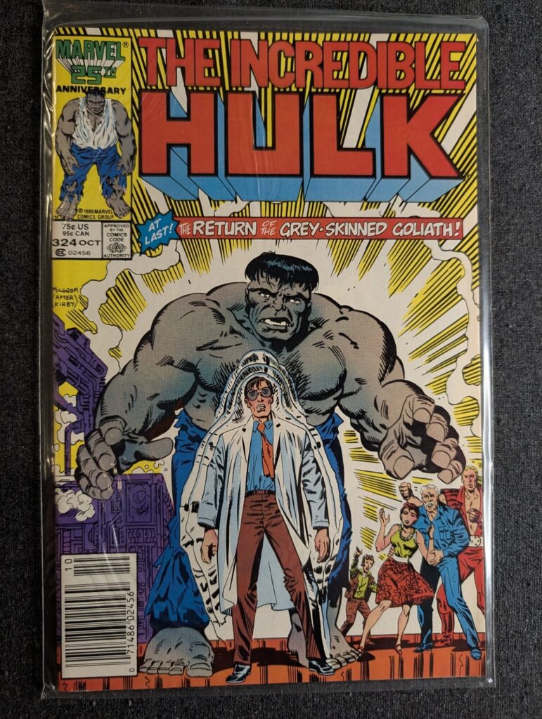 The Incredible Hulk #324 front cover