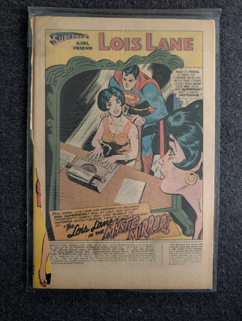 Superman's Girl Friend Lois Lane #94 front cover