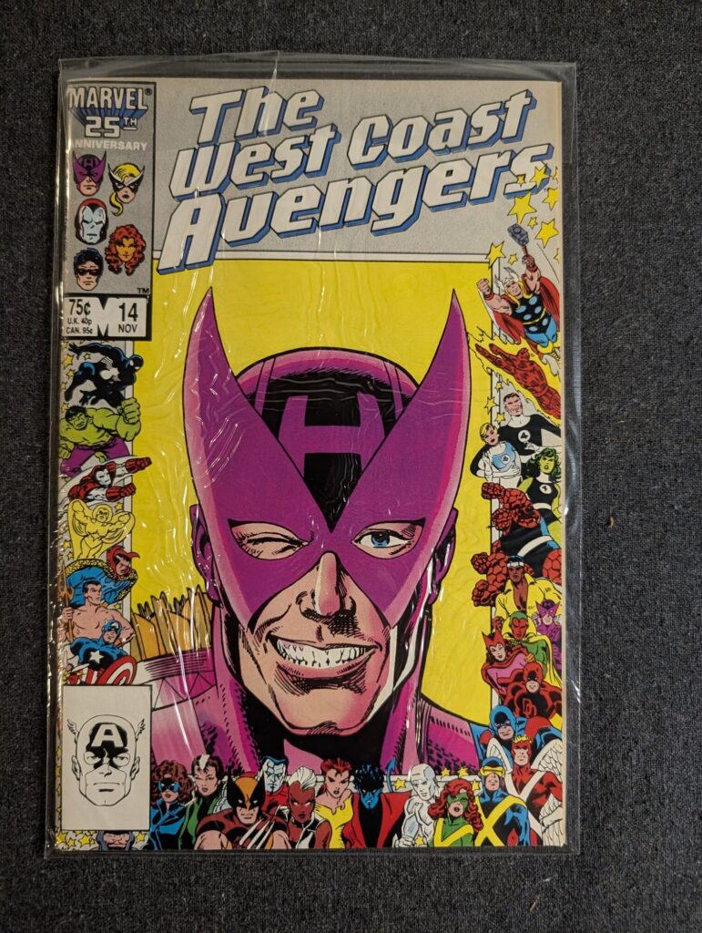 The West Coast Avengers #14 front cover