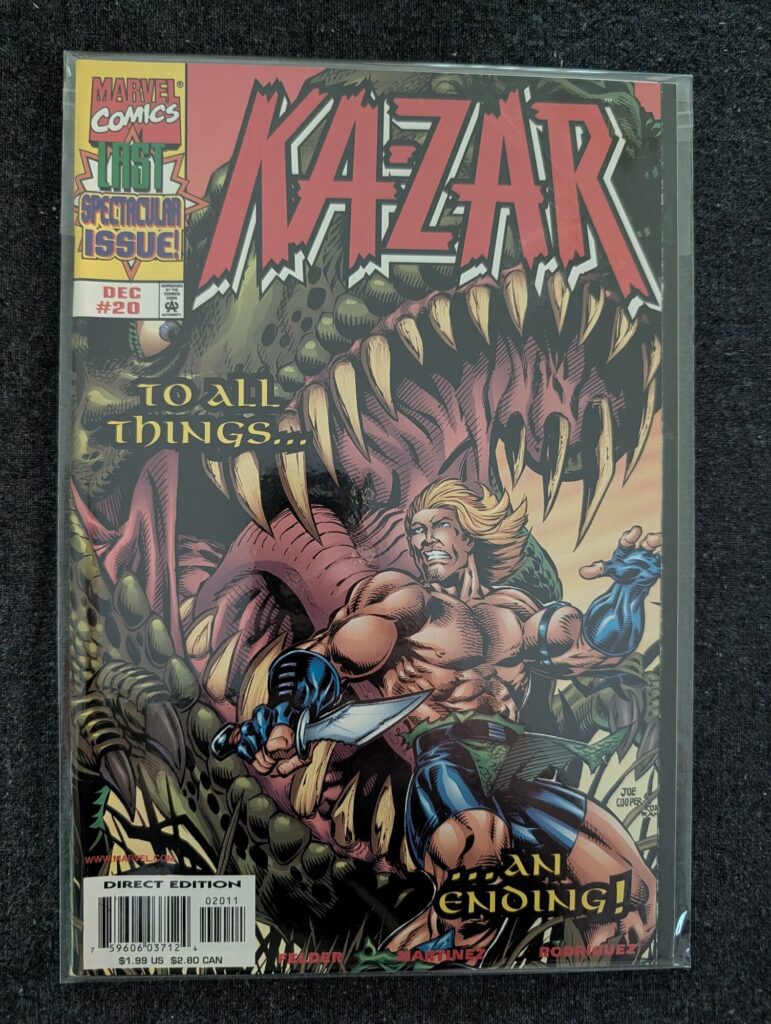 Ka-Zar #20 front cover