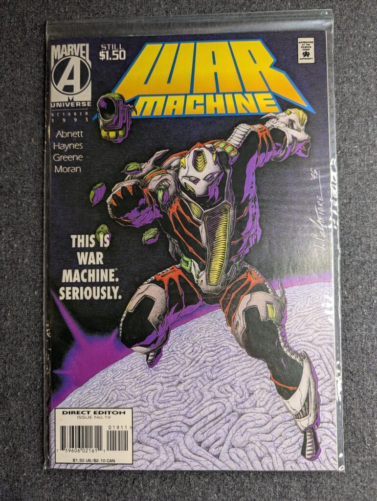 War Machine #19 front cover