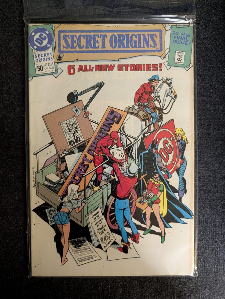 Secret Origins #50 front cover