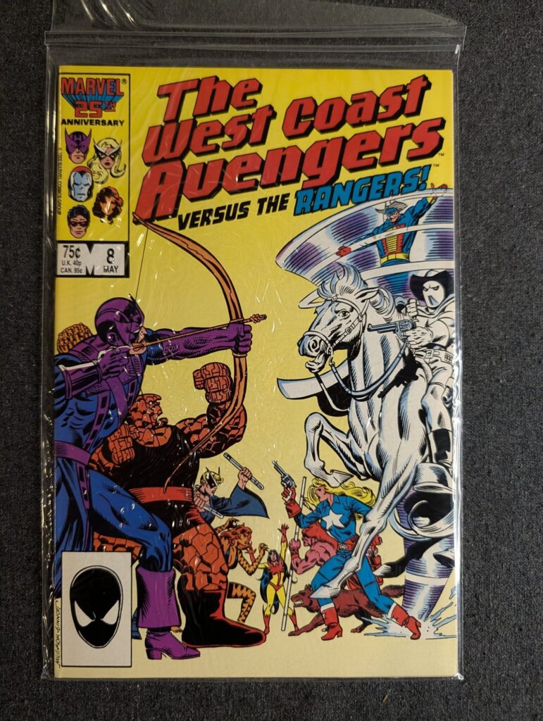 The West Coast Avengers #8 front cover