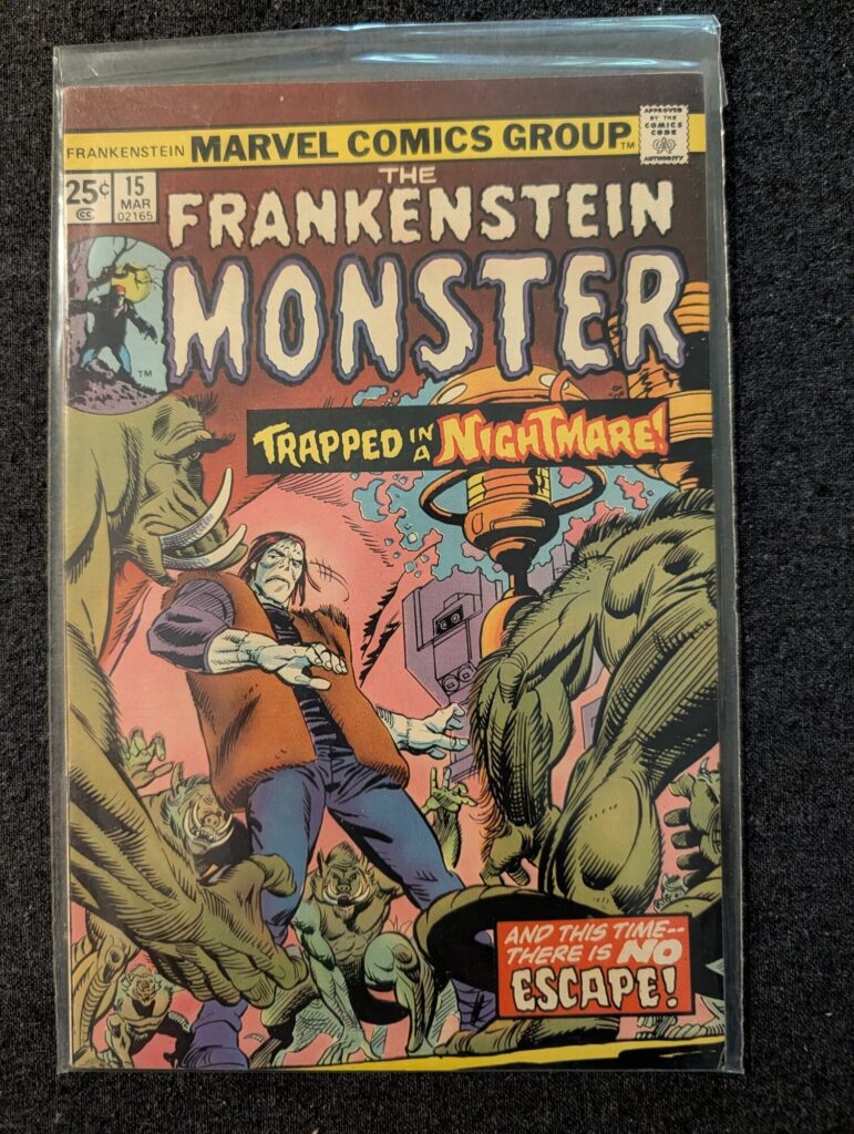 The Frankenstein Monster #15 front cover