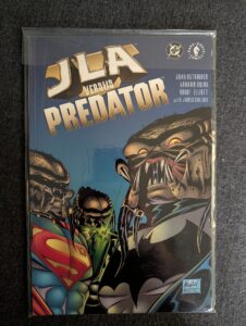 JLA versus Predator #1 front cover