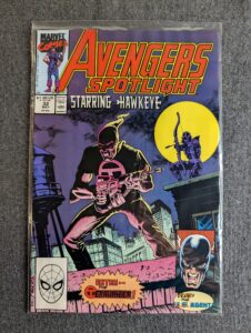 Avengers Spotlight #32 front cover