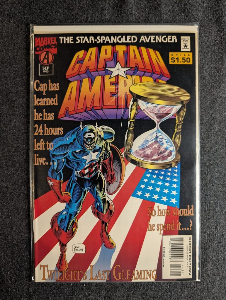 Captain America #443 front cover