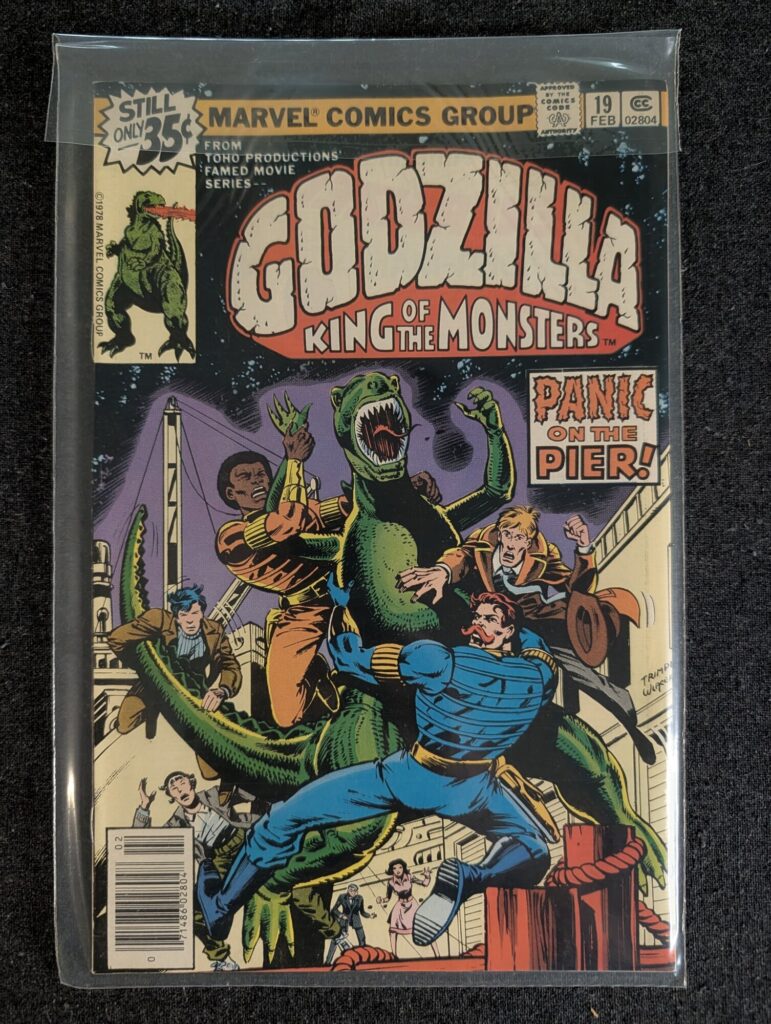Godzilla #19 front cover