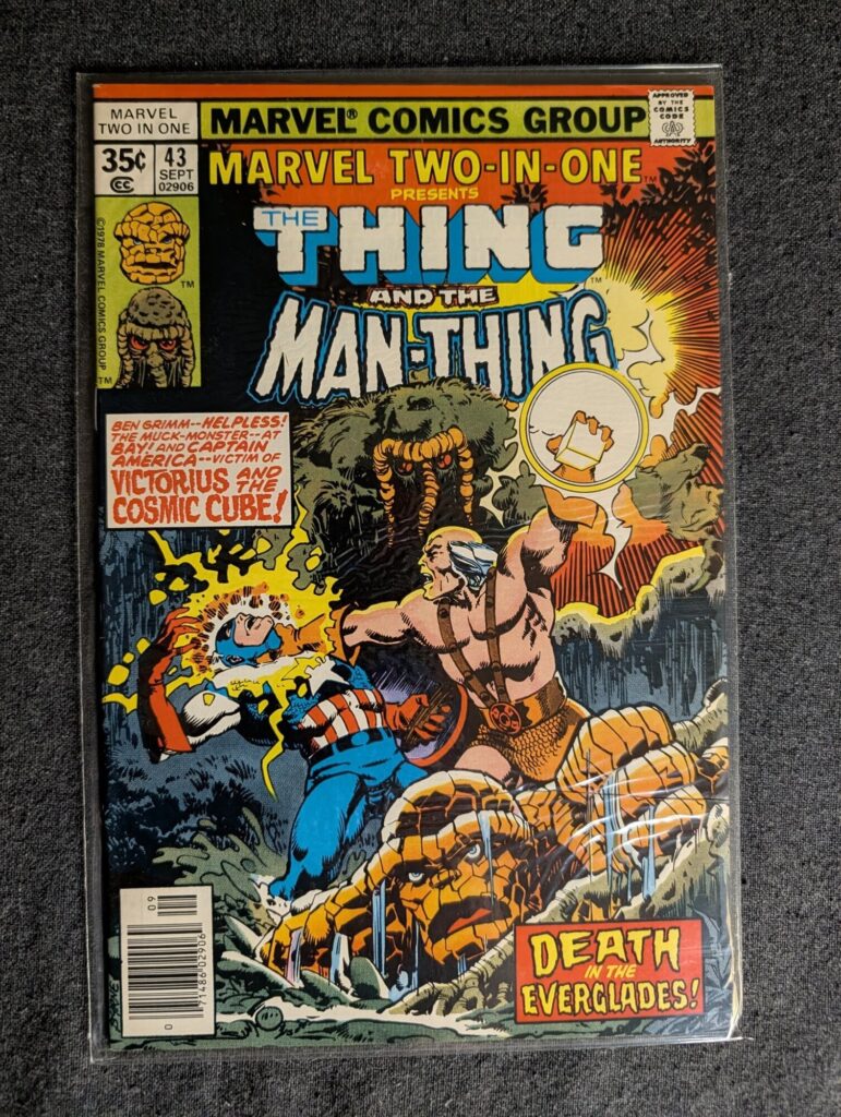 Marvel Two-In-One #43 front cover