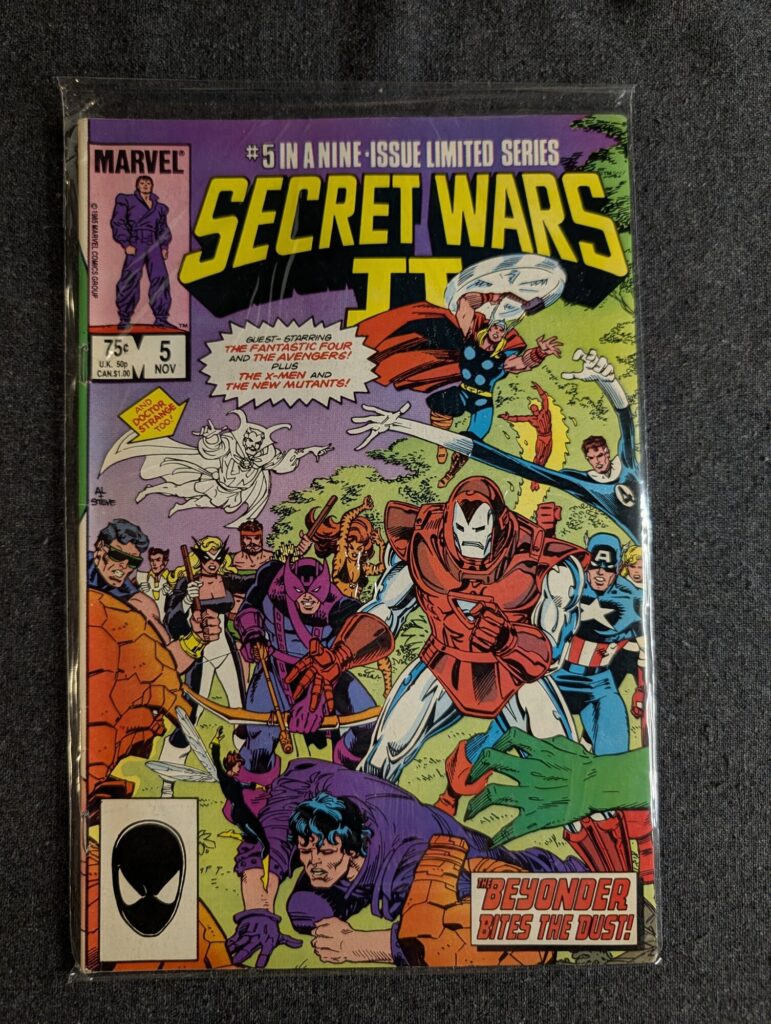 Secret Wars II #5 front cover