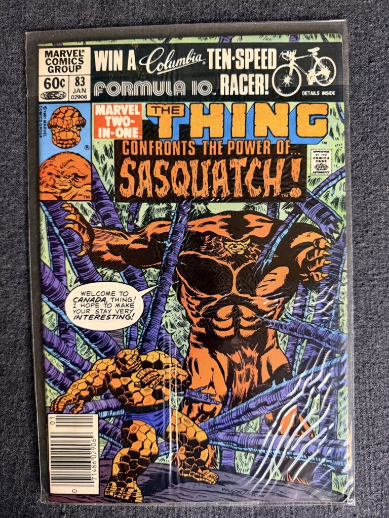 Marvel Two-In-One #83 front cover