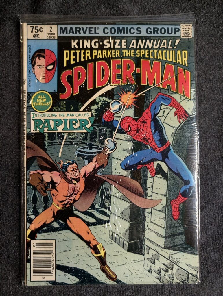 Peter Parker, The Spectacular Spider-Man Annual #2 front cover