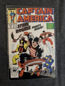 Captain America #337 front cover