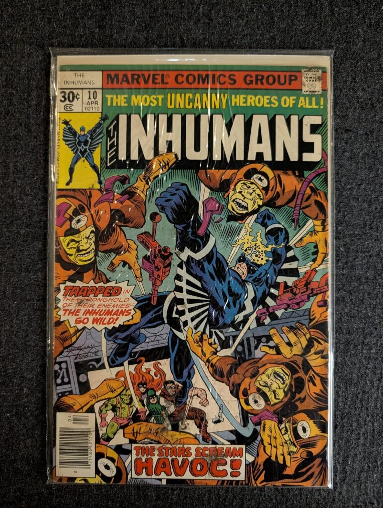 The Inhumans #10 front cover