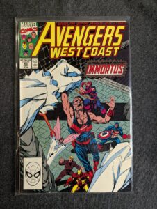 Avengers West Coast #62 front cover