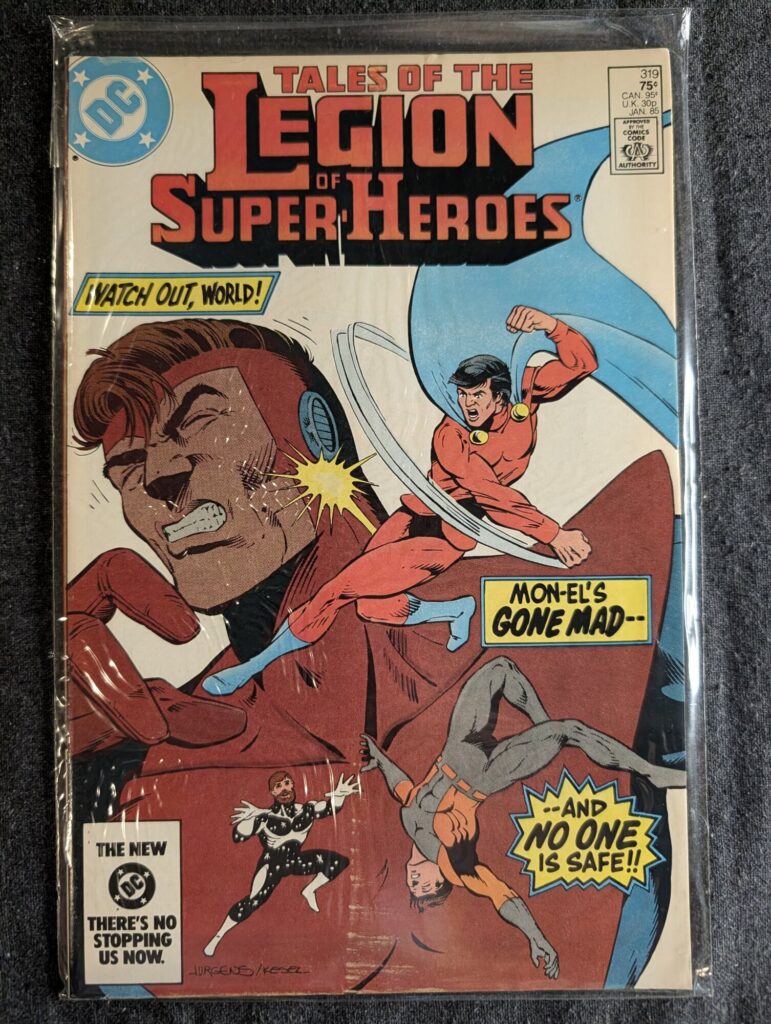 Tales of the Legion of Super-Heroes #319 front cover