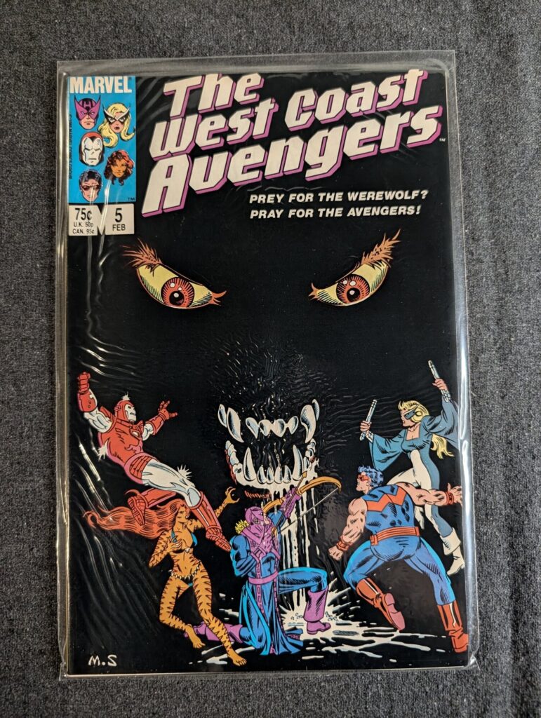 The West Coast Avengers #5 front cover