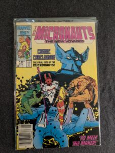 Micronauts: The New Voyages #20 front cover