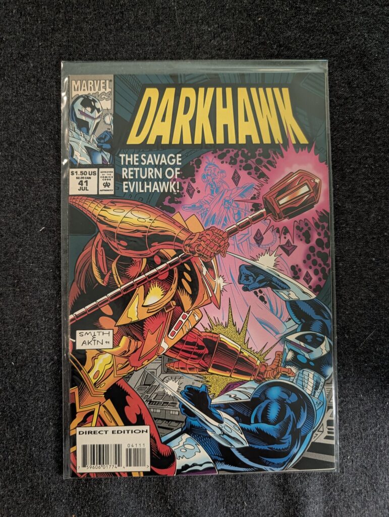 Darkhawk #41 front cover