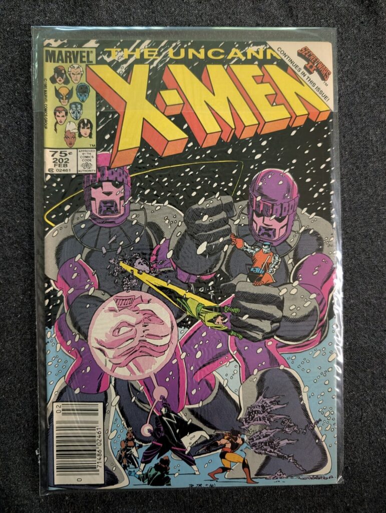 The Uncanny X-Men #202 front cover