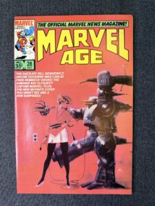 Marvel Age #28 front cover