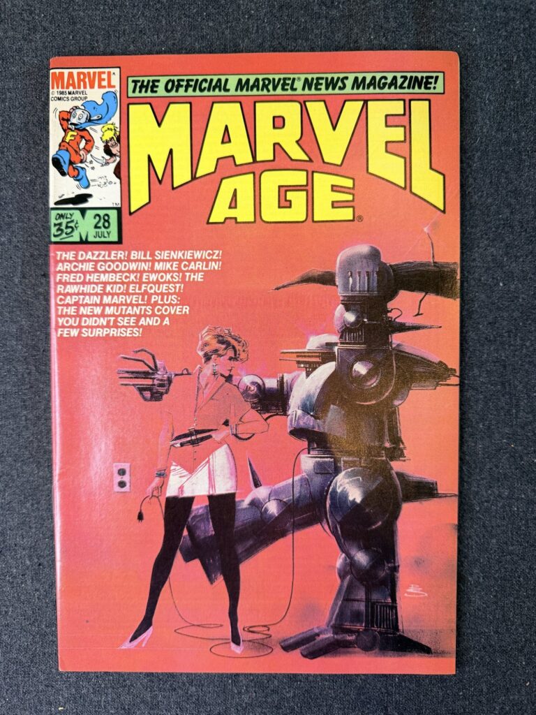 Marvel Age #28 front cover