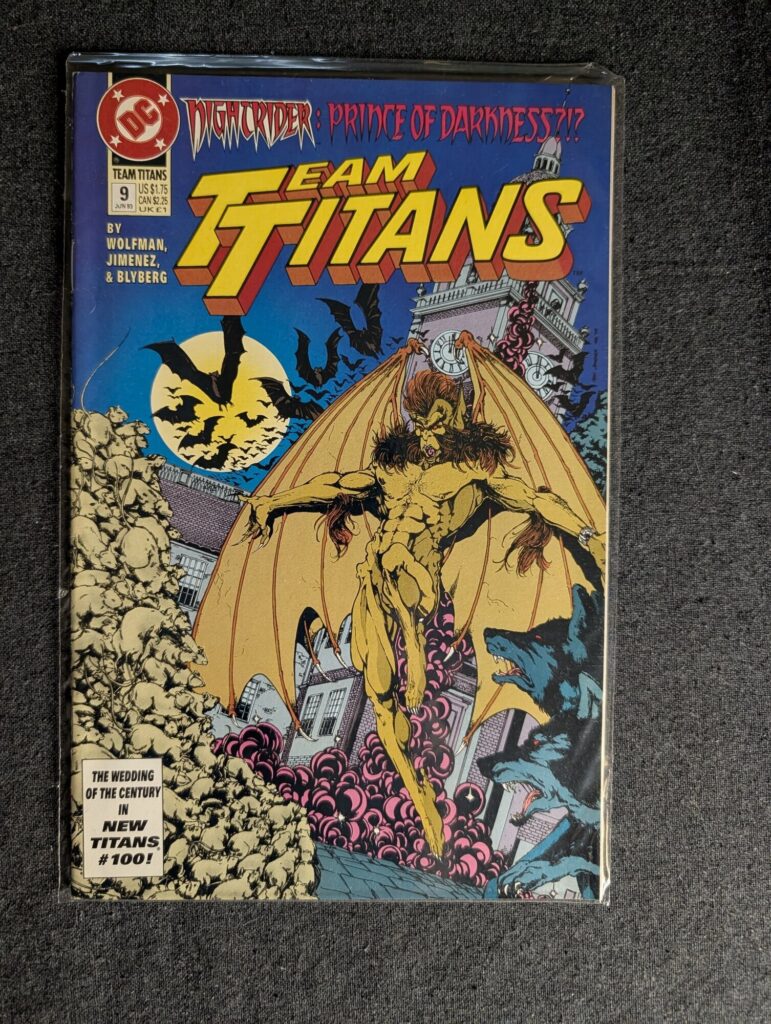 Team Titans #9 front cover