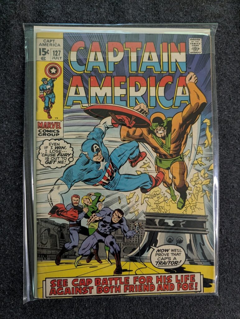 Captain America #127 front cover
